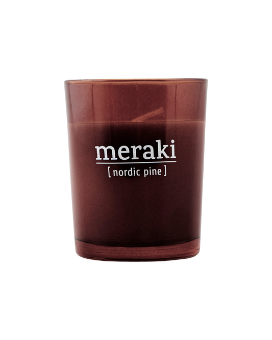 Meraki duftlys nordic pine 12 timer fra Meraki