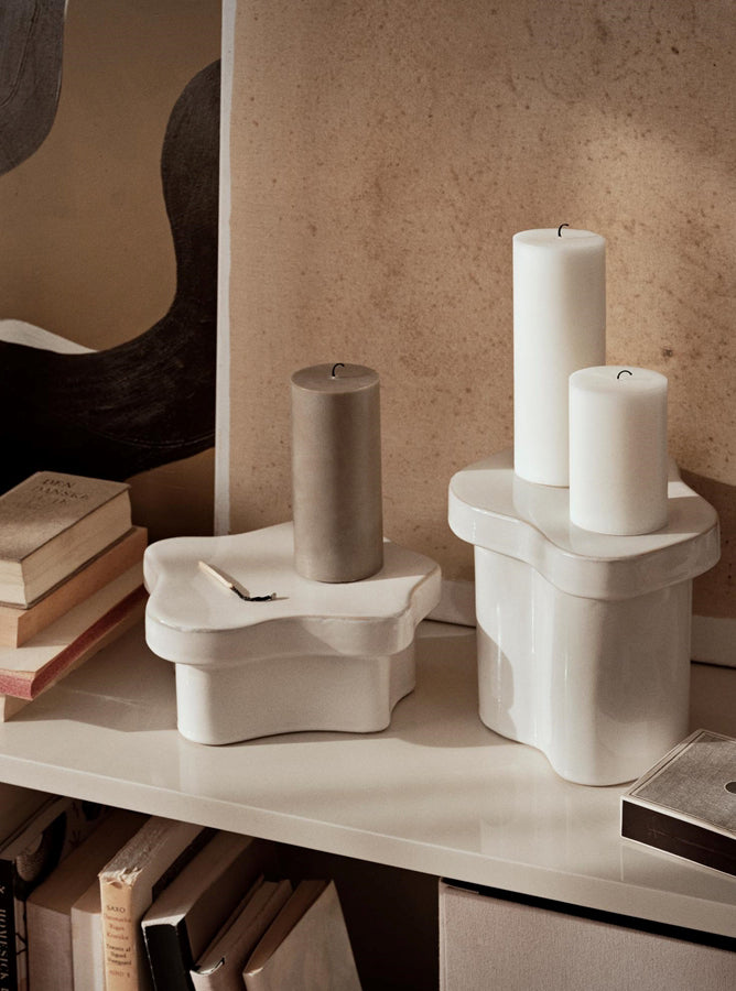 Eco Pillar Candle ø 10 h 15 cm fra Broste