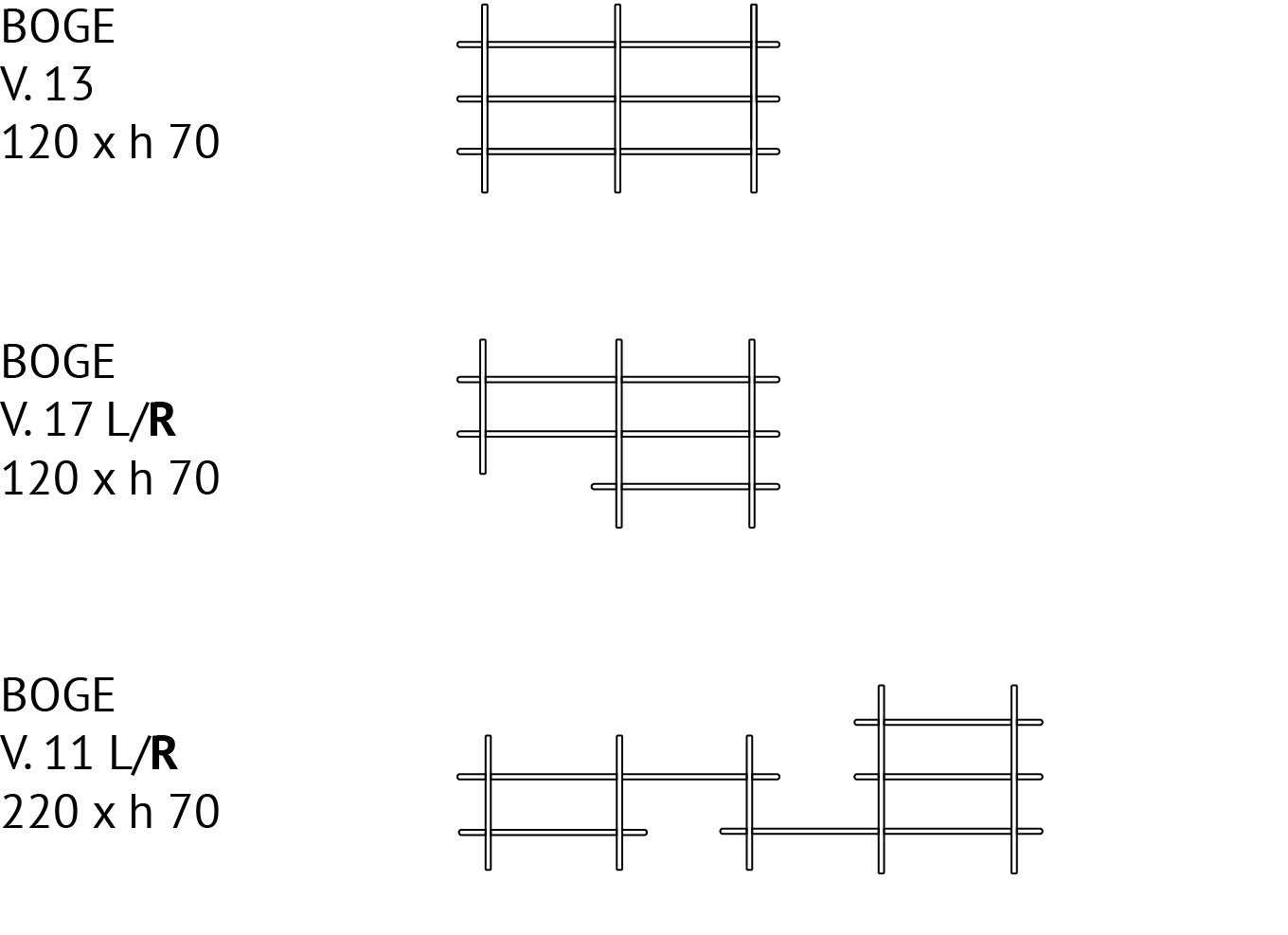Boge hylle - Tegning 2