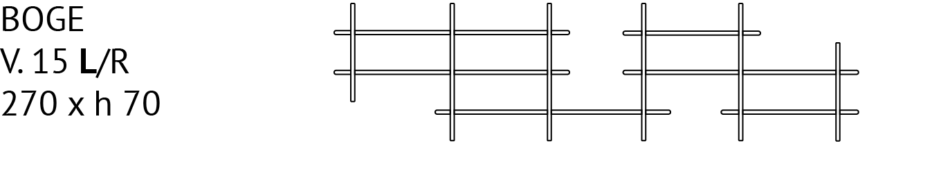 Boge hylle - Tegning 3