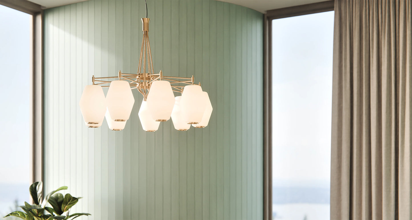 Dahl chandelier fra Northern