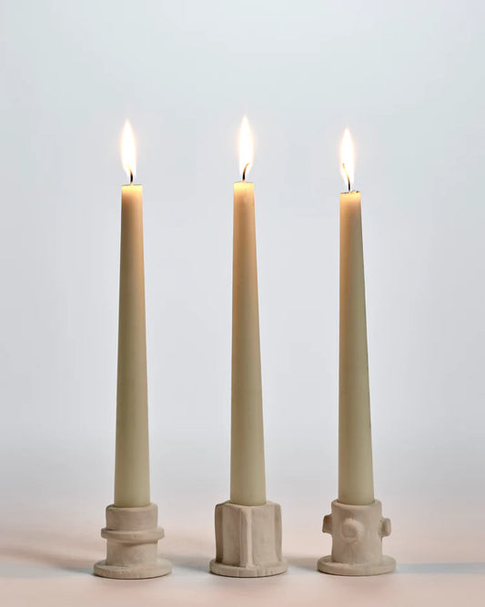 Molly 01 Lysestake 3 stk Beige fra Serax