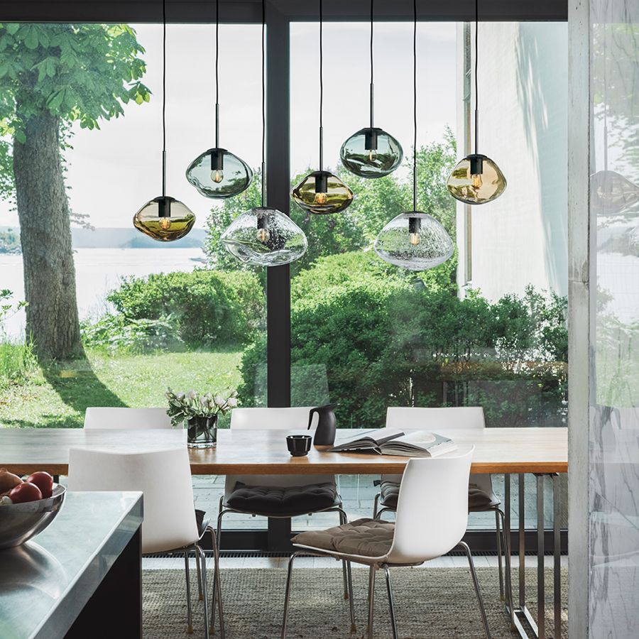 Crystal stone - Gneis 7 stk fra Hadeland Glassverk