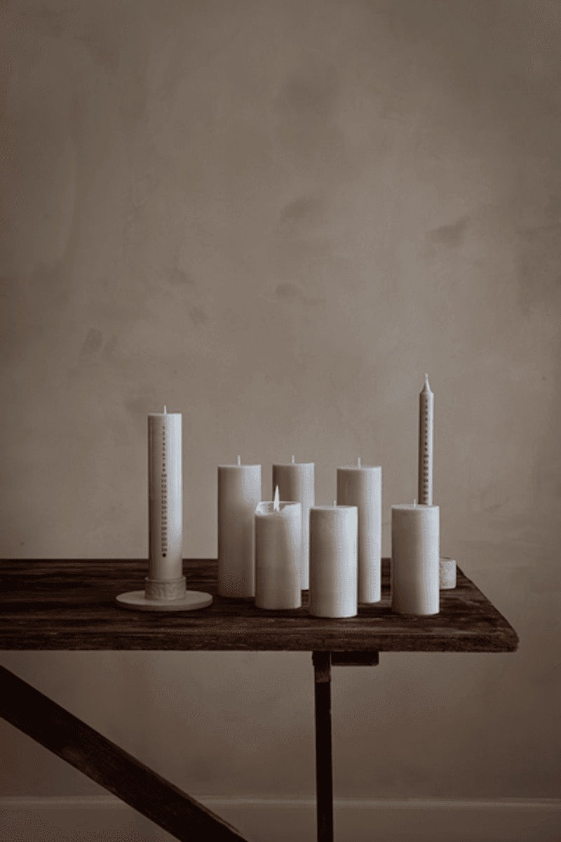 CHRISTMAS CANDLE - SAND - 30 CM CANDLE-XMAS fra Tine K Home
