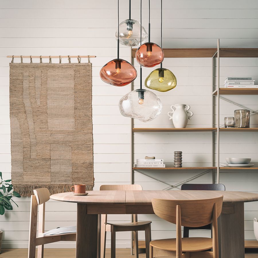 Crystal stone - Thule 5 stk fra Hadeland Glassverk