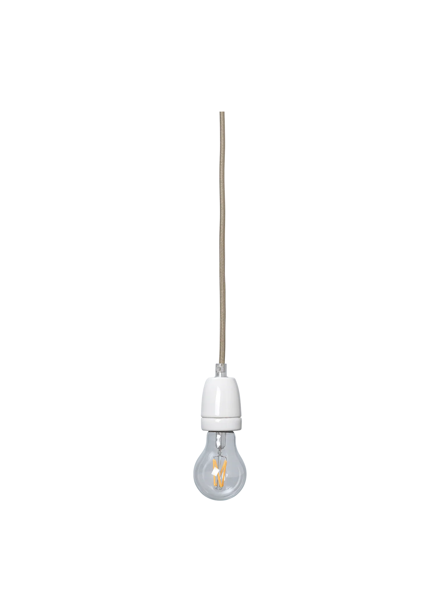 Ledningssett med keramisk sokkel – 4 m – Dark Cashmere
