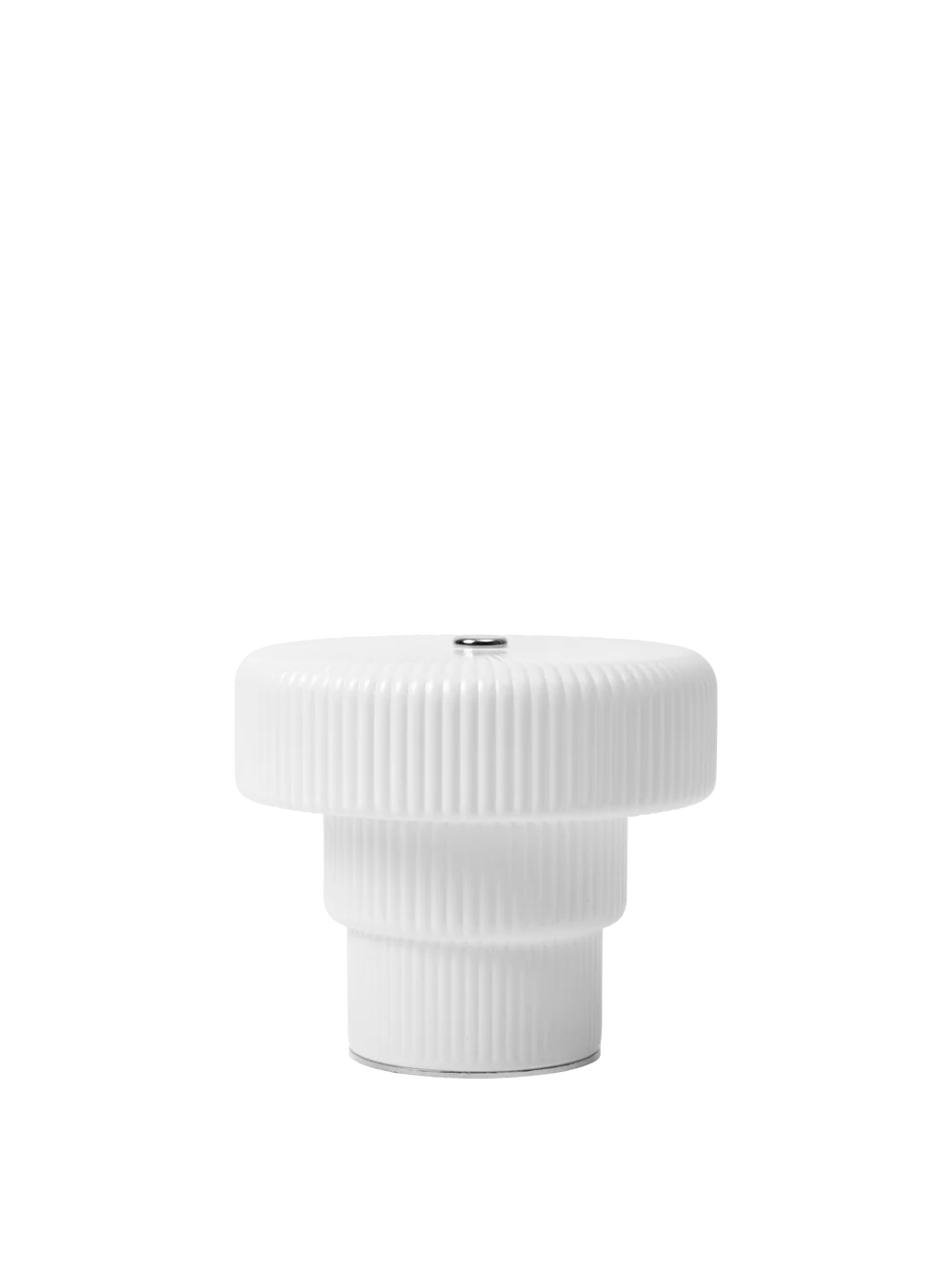 Ripple portabel lampe, White fra Ferm Living