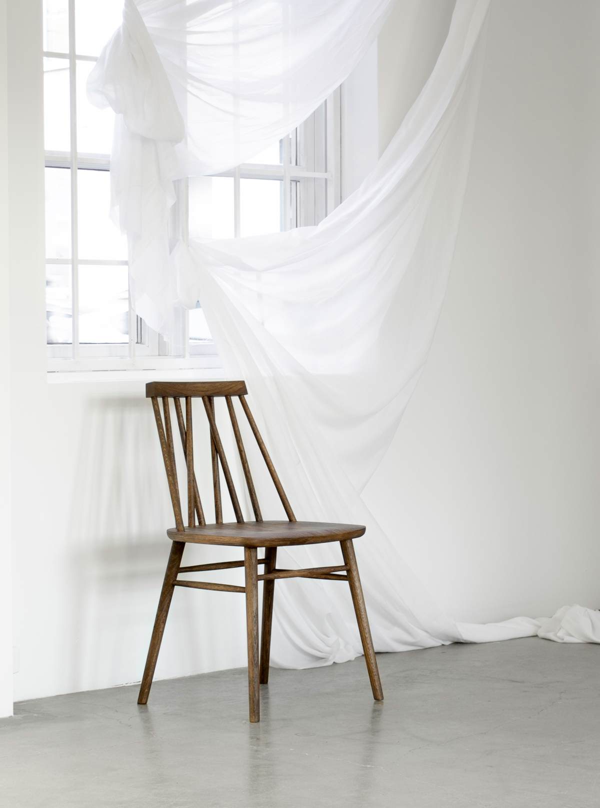 non spisestol i smoked oiled fra ygg&lyng