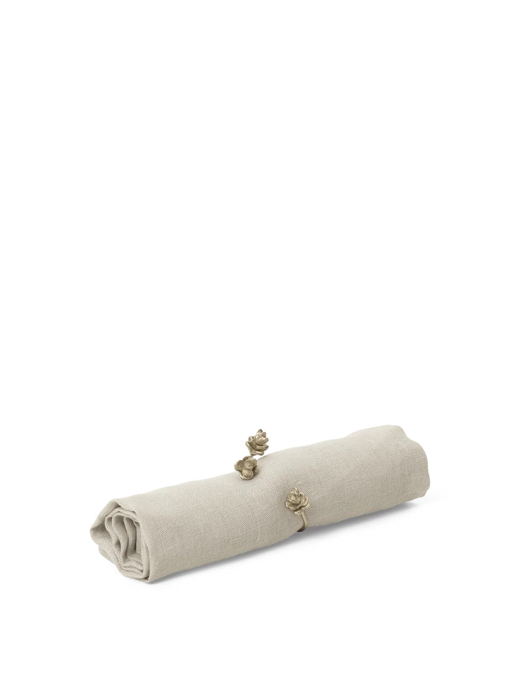 4pk Forest Napkin Rings - Brass fra Ferm Living
