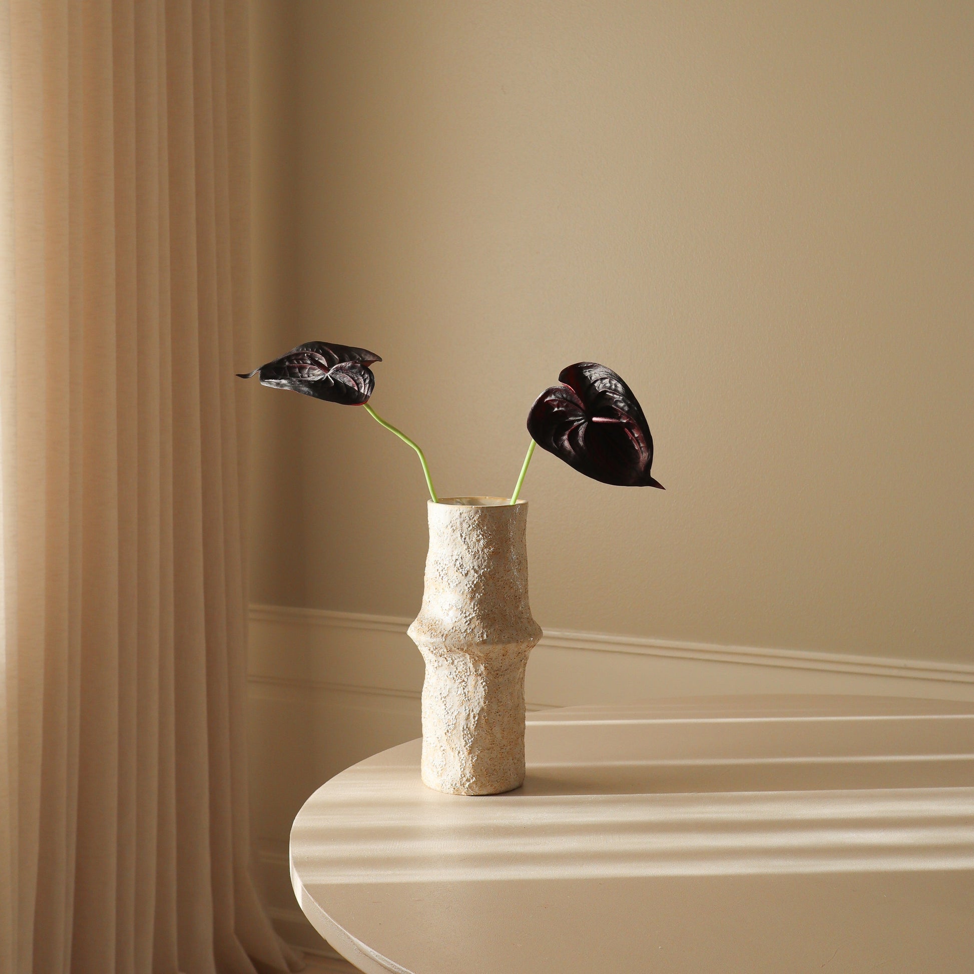 Small Anthurium Flower – Svart