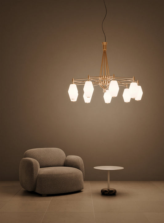 Dahl chandelier fra Northern