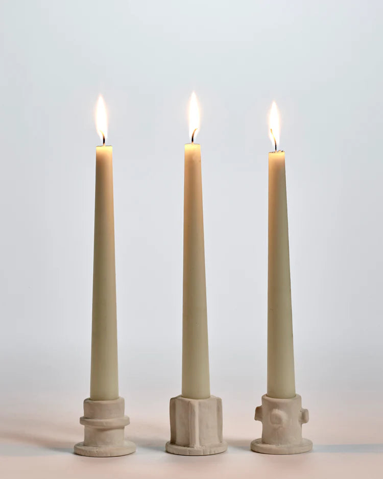 Molly 01 Lysestake 3 stk Beige