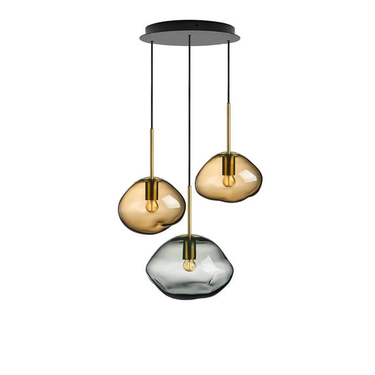 Crystal stone - Flint 3 stk fra Hadeland Glassverk