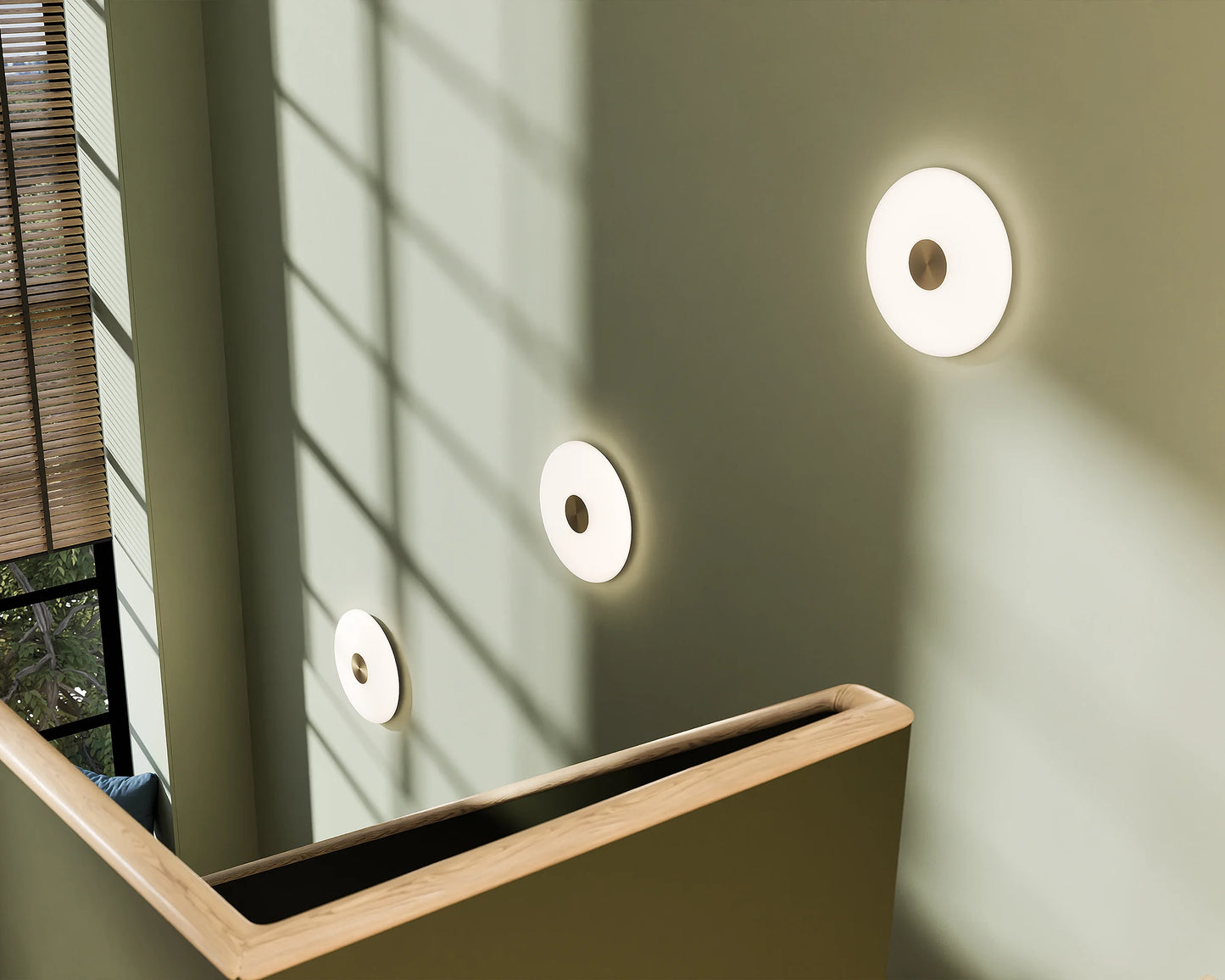 Glint glass opal wall lamp fra Northern