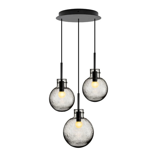 Glittretind krystallkuler 3 stk fra Hadeland Glassverk