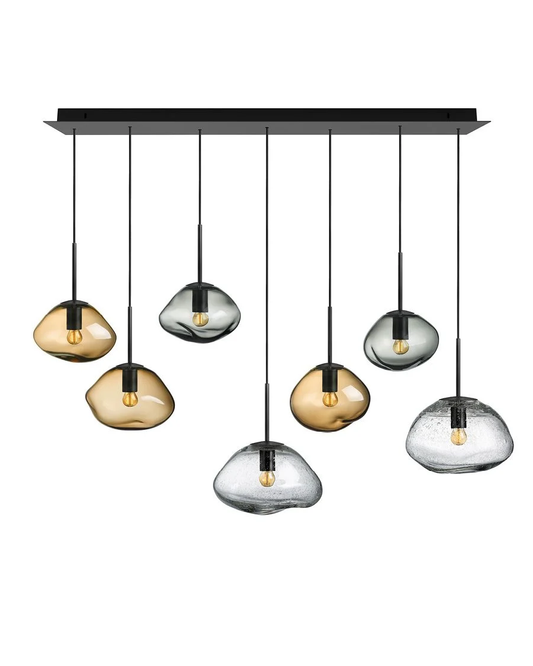 Crystal stone - Gneis 7 stk fra Hadeland Glassverk