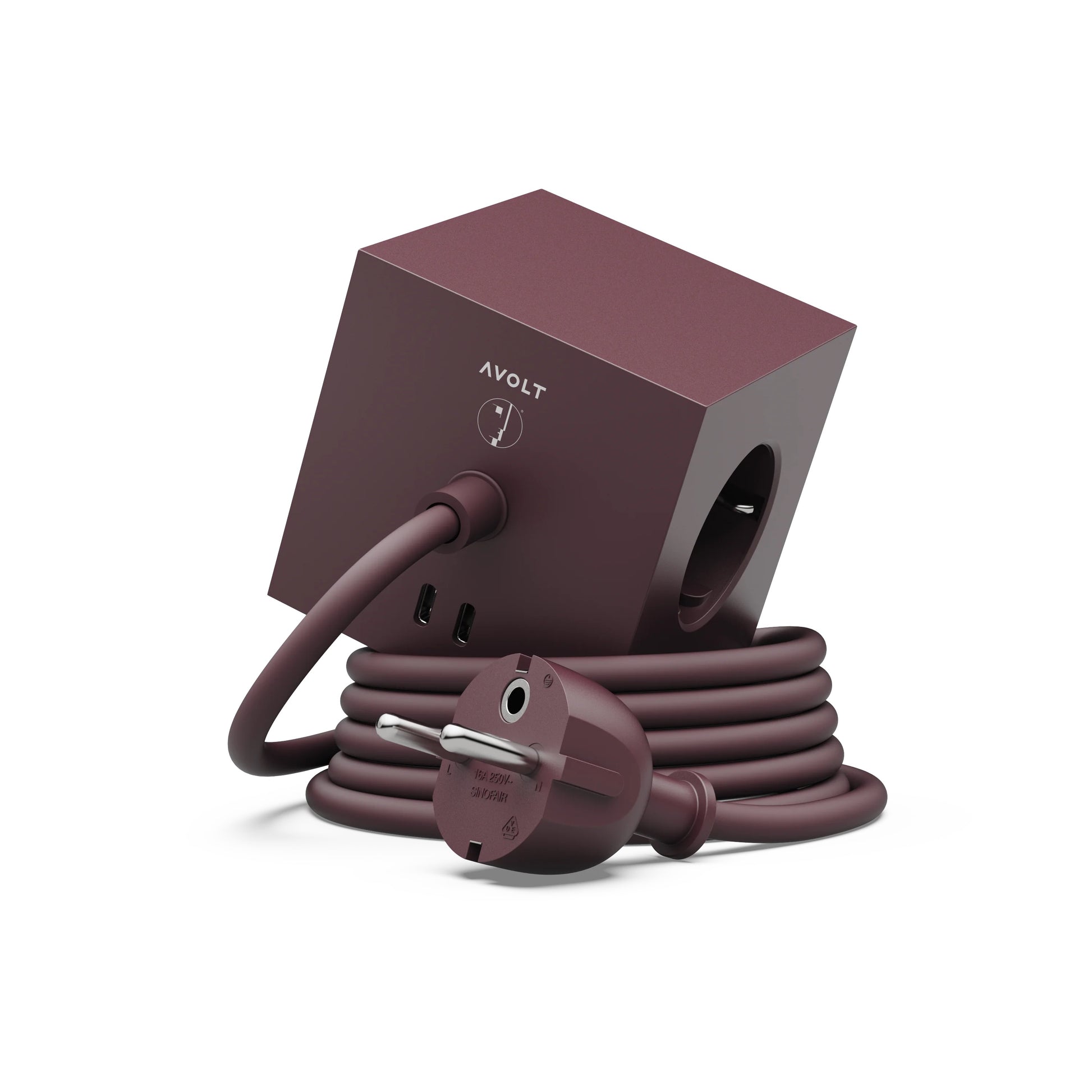 Square 1 – Bauhaus-Archiv (Mulberry Red, USB-C 30 W)