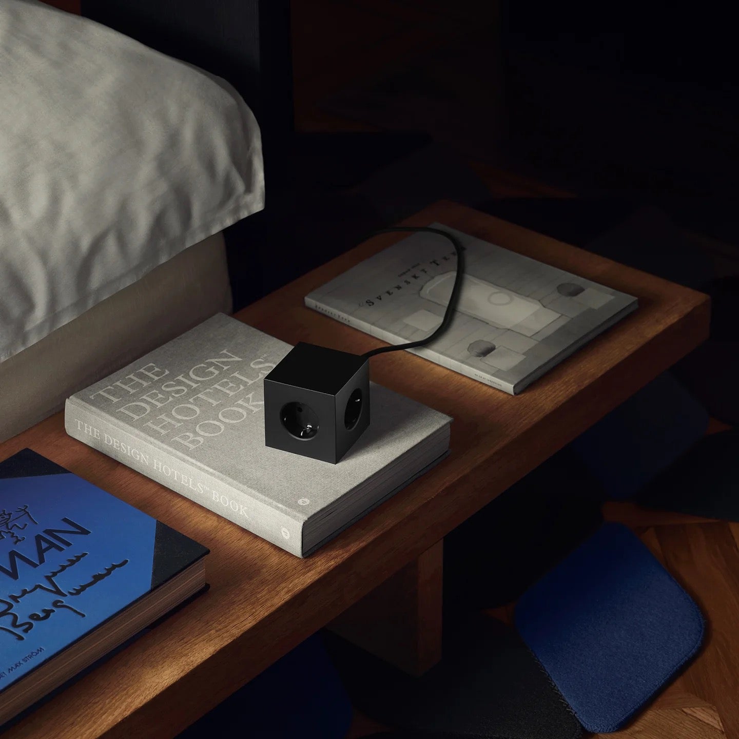 Square 1 – Stockholm Black USB-C (3 m) fra Avolt
