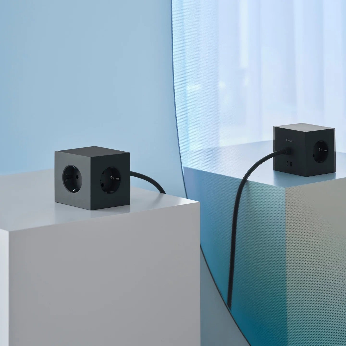 Square 1 – Stockholm Black USB-C (3 m)