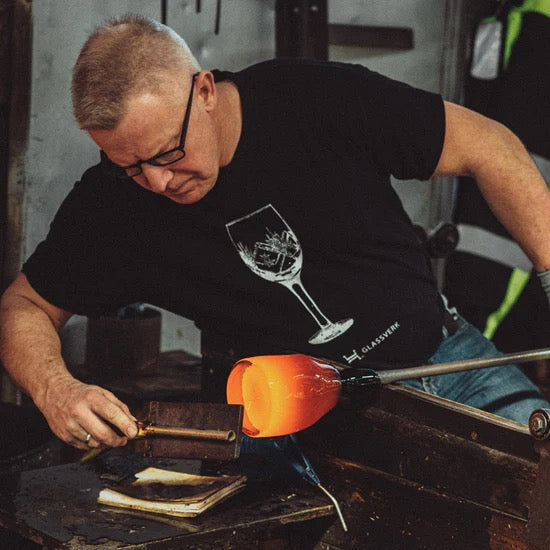 Sine Vase 20,5 × 16 cm fra Hadeland Glassverk