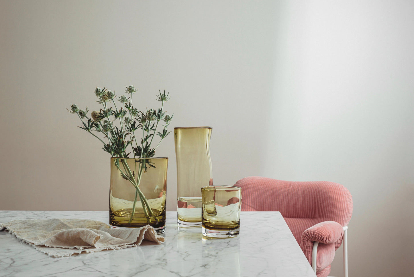 Sine Vase 20,5 × 16 cm fra Hadeland Glassverk