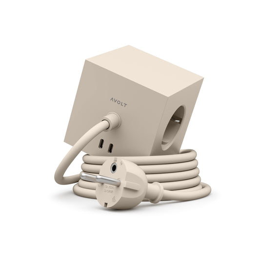 Square 1 – Nomad Sand USB-C (3 m) fra Avolt
