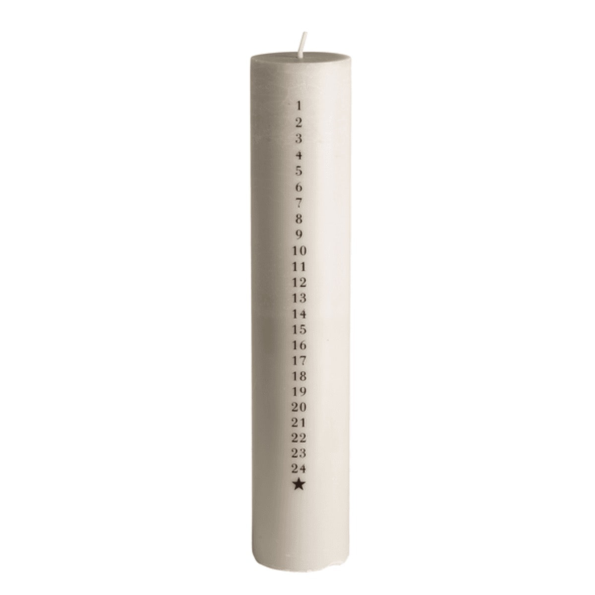CHRISTMAS CANDLE - SAND - 30 CM CANDLE-XMAS fra Tine K Home