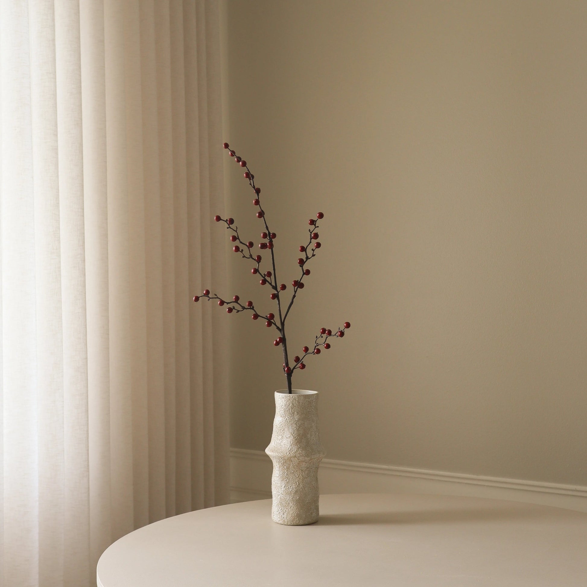 Dark Red Winterberry Branch