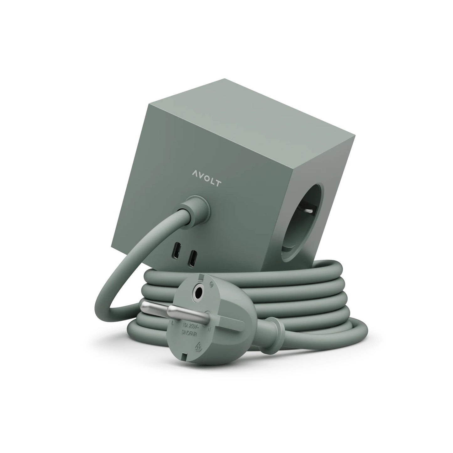 Square 1 – Oak Green USB-C (3 m) fra Avolt