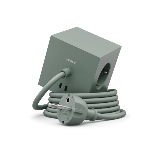 Square 1 – Oak Green USB-C (3 m) fra Avolt
