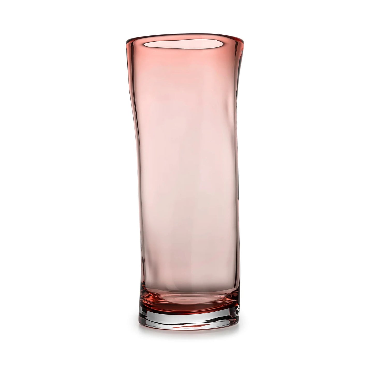 Sine-vase (29,5 × 11 cm) fra Hadeland Glassverk