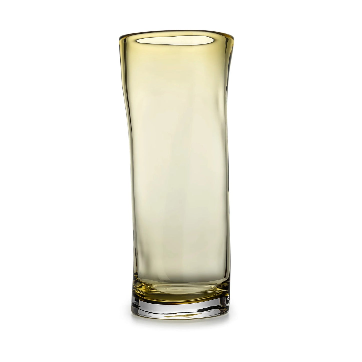 Sine-vase (29,5 × 11 cm) fra Hadeland Glassverk