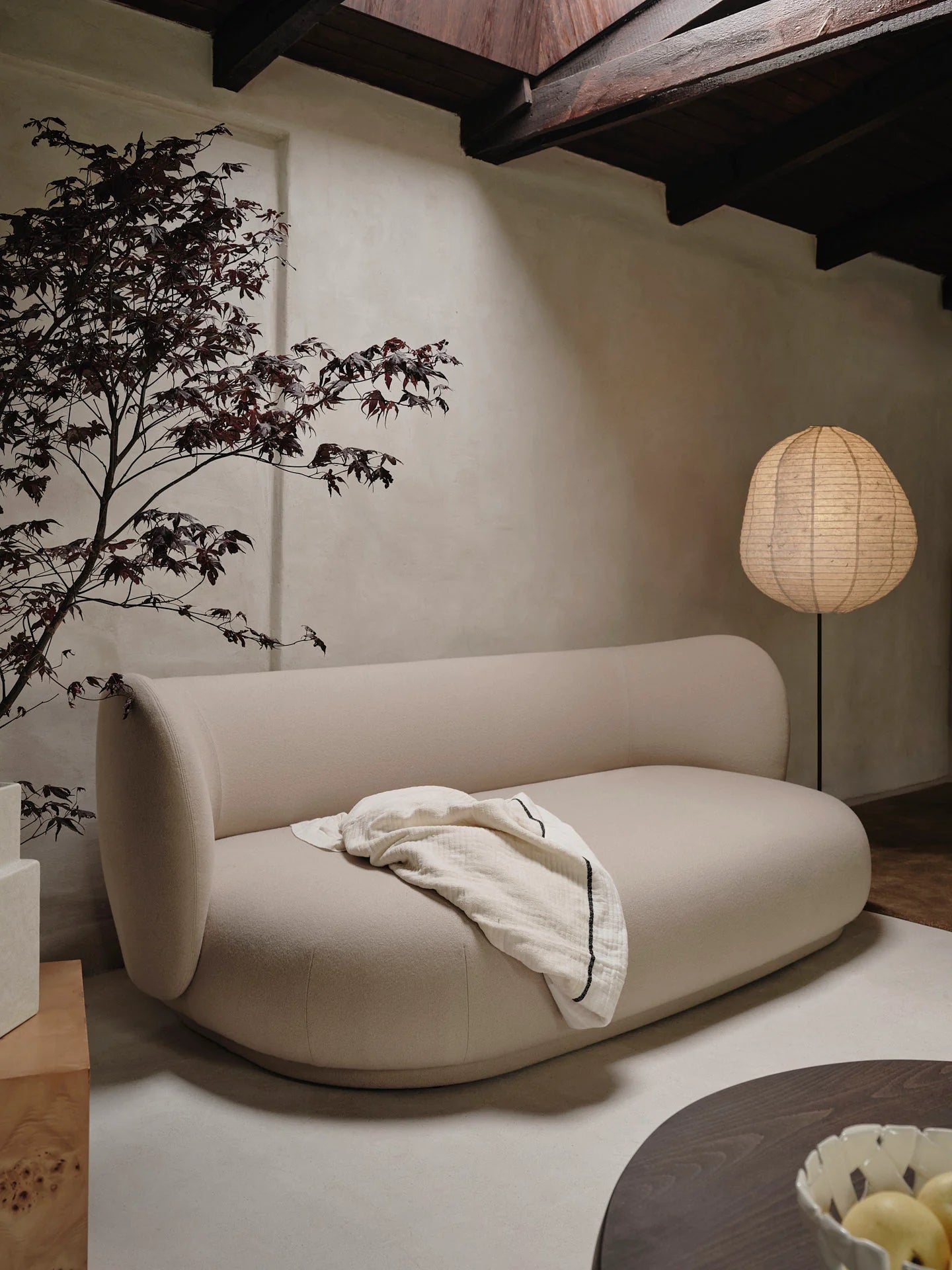 Kurbis gulvlampe – Høy