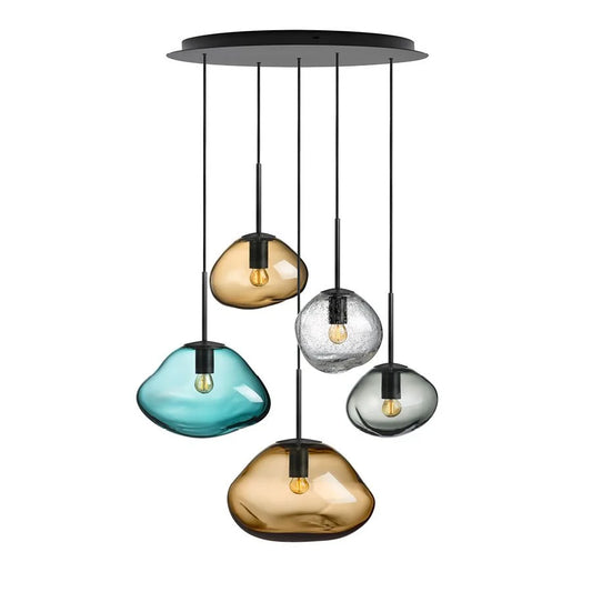 Crystal stone - Kvarts 5 stk fra Hadeland Glassverk