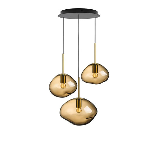 Crystal stone - Mooka 3 stk fra Hadeland Glassverk