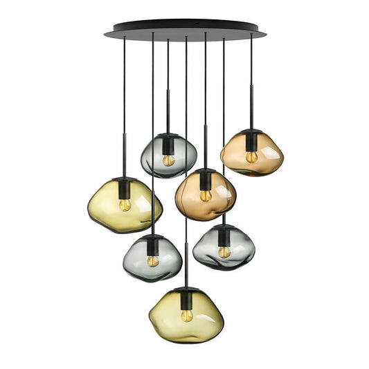 Crystal stone - Olivin 7 stk fra Hadeland Glassverk