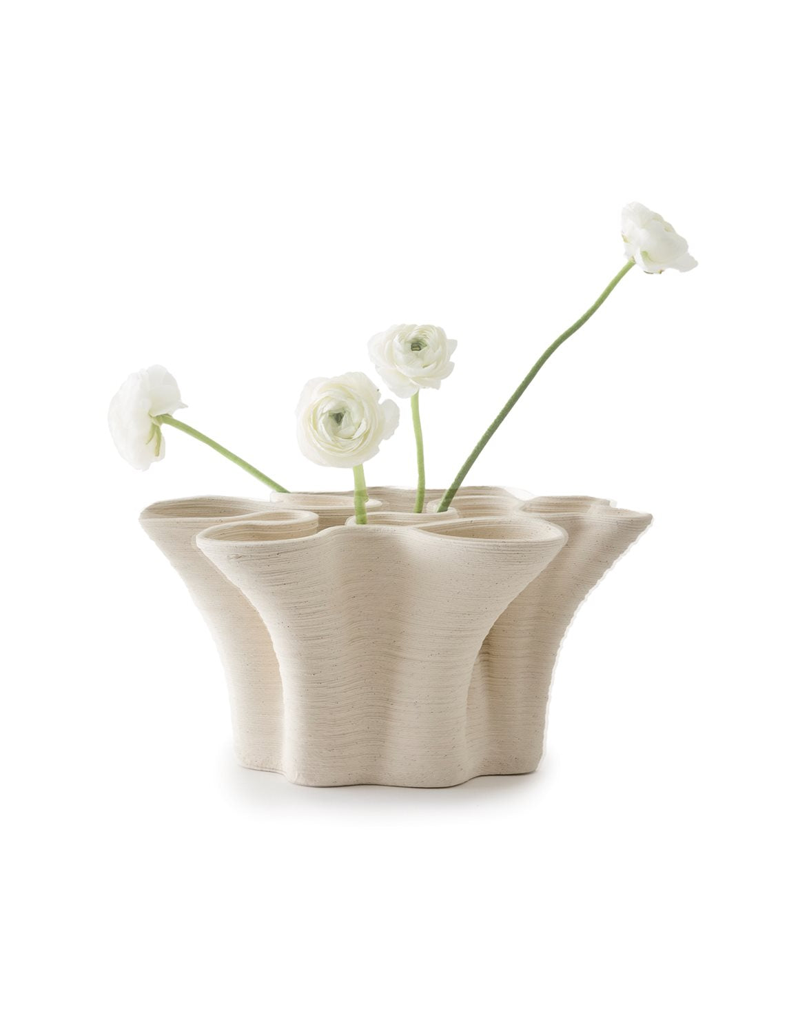 Tell Me More – Fiordo Vase Small, Off-white
