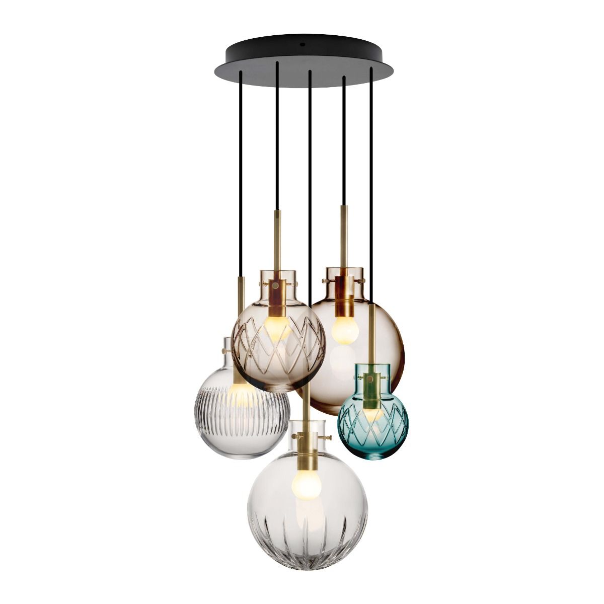 Morgendis krystallkuler 5 stk