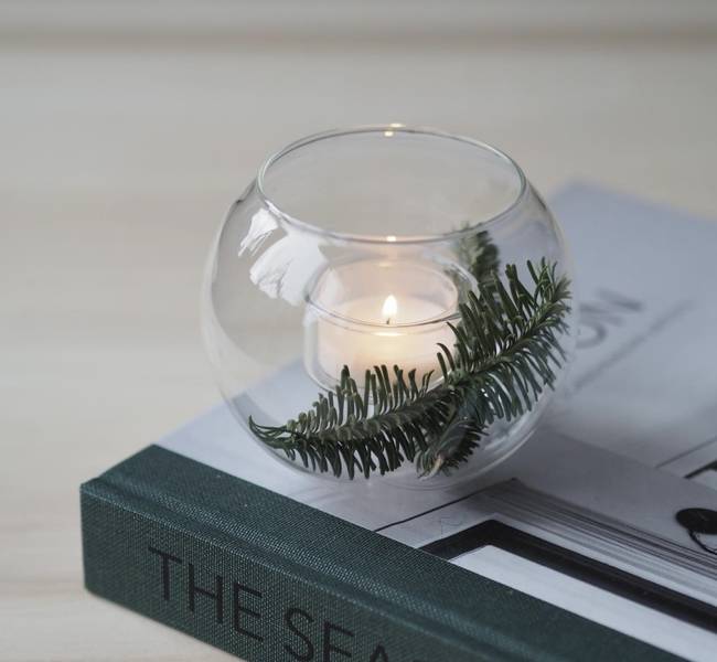 Telysholder Ball glass